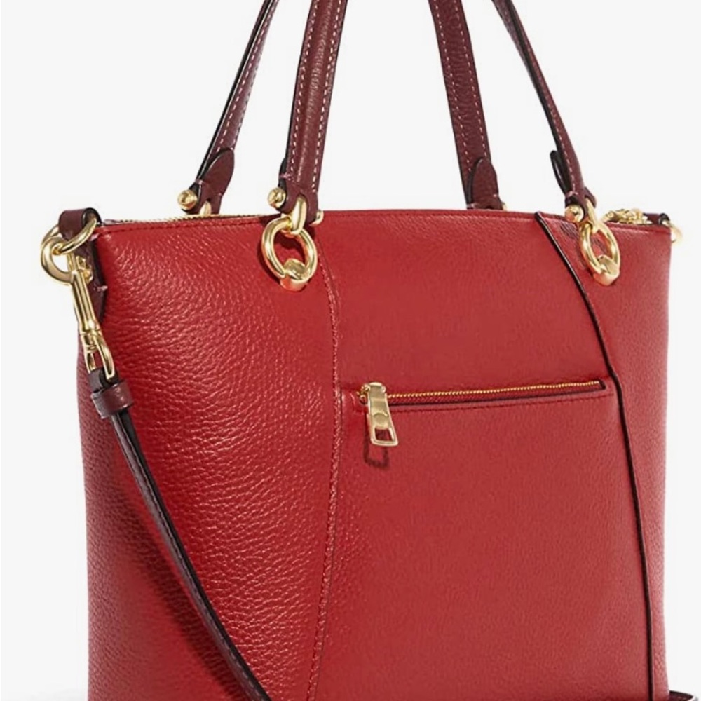 Coach Satchel. Red. Hardly used at all, like new condition! - Picture 4 of 4
